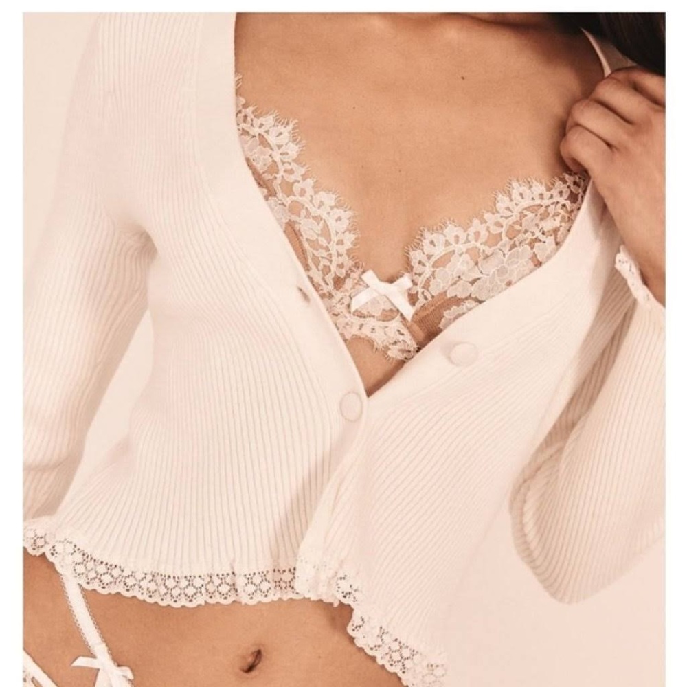 For Love & Lemons X Victorias Secret Nina Cardigan